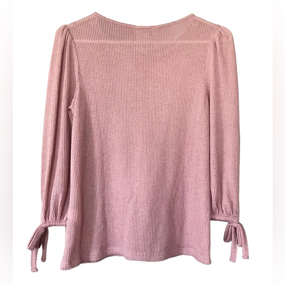 🆕🔥LUCKY BRAND GORGEOUS BLUSH COLORED&BUTTERY SOFT LIGHTWEIGHT LONGSLEEVSWEATER - Picture 13 of 13